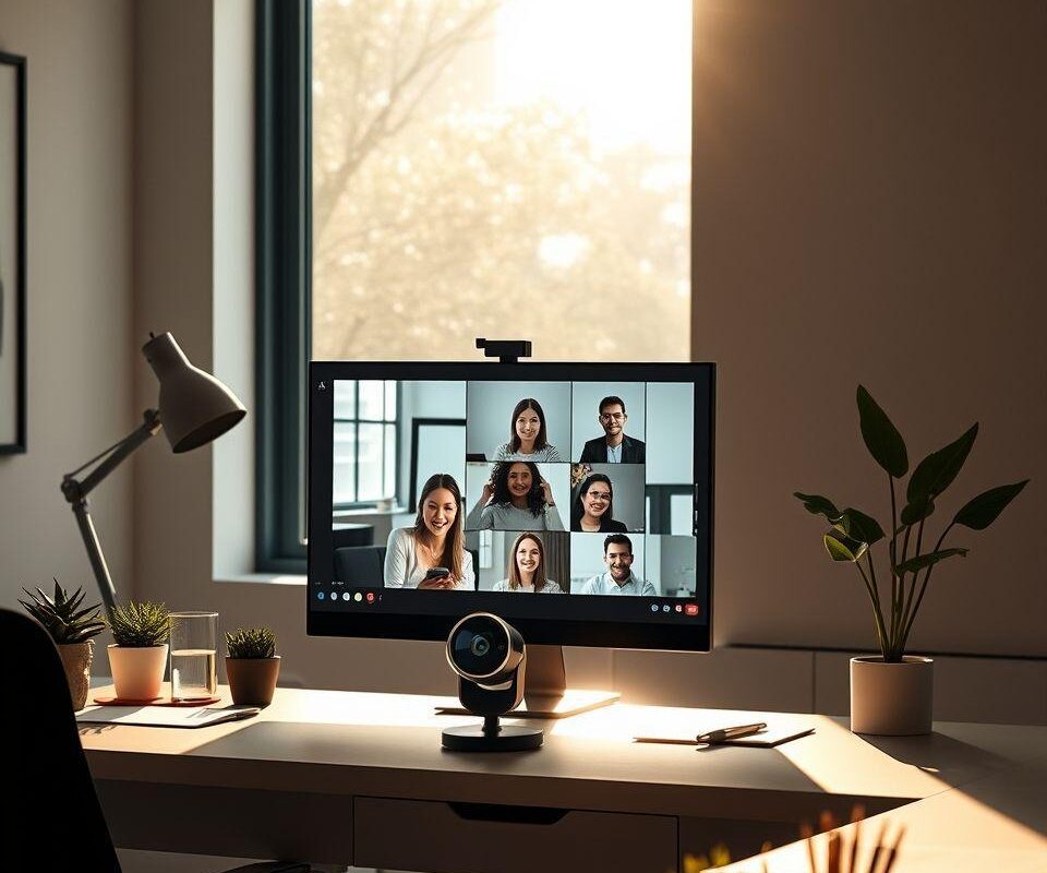 Você Sabia Que Uma Webcam Inteligente Pode Revolucionar Suas Reuniões?