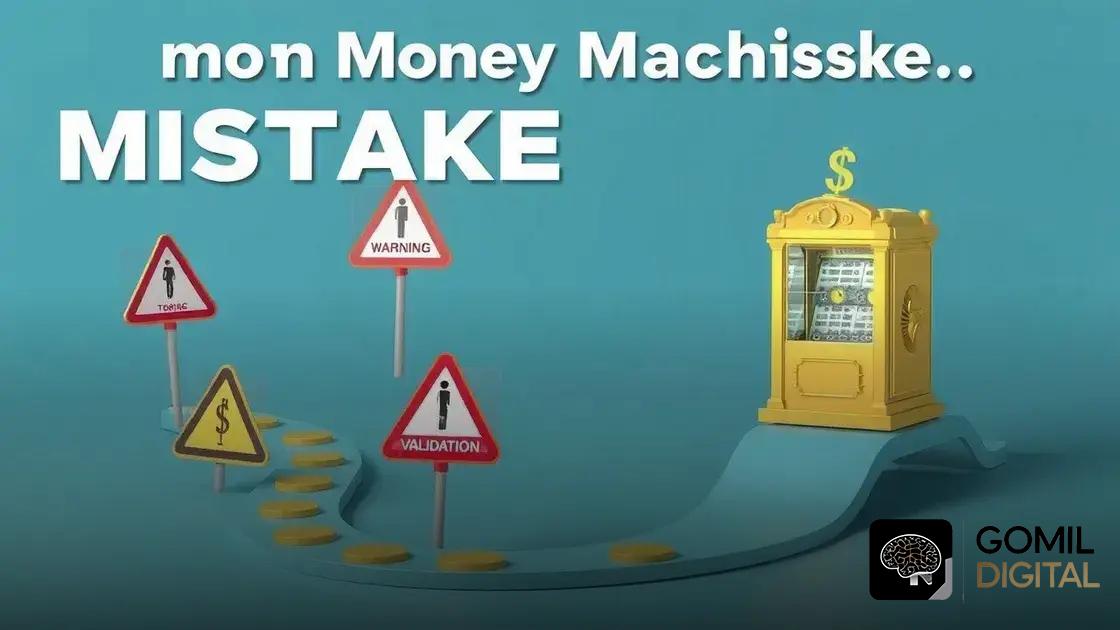 Erros comuns ao criar sua própria máquina de dinheiro