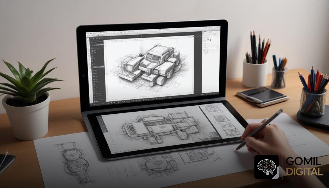 Fluxo de trabalho: do conceito à imagem final